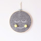 Felt Smiley Tent Pendant Wall Decoration Children Room Children Clothing Store Props, Size: Large(  Yellow Ball )