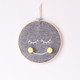 Felt Smiley Tent Pendant Wall Decoration Children Room Children Clothing Store Props, Size: Large(  Yellow Ball )