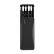 4 in 1 Ear Cleaning Cosmetic Silicone Buds Double-headed Recycling Cleaning Makeup Swabs Sticks(Black)