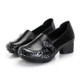 Mid-heel Soft-back Comfort Shoes, Shoes Size:36(Black)