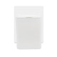 Fully-automatic with Lip Covered Household Living Room Kitchen Bathroom Intelligent Induction Trash Can, Style:Battery Type(White)