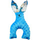 Cute Rabbit Plush Toy Baby Sleep Comfort Toy Children Gift(Turkish Blue)