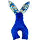 Cute Rabbit Plush Toy Baby Sleep Comfort Toy Children Gift(Caribbean Blue)