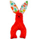 Cute Rabbit Plush Toy Baby Sleep Comfort Toy Children Gift(Cherry Red)