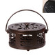 Creative Classical Fireproof Household Mosquito-Resistance Incense Tray Mosquito-repellent Incense Holder with Cover(Bronze)