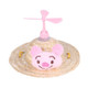 2 PCS Pet Bamboo Dragonfly Straw Hat Headdress Cat Dog Decoration, Size: S(Piggy)