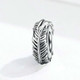 925 Sterling Silver Bohemia Feather Beads  For Women DIY Bracelet Accessories