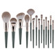 14 in 1 Super Soft Makeup Brush Set Beginner Beauty Tool, Exterior color: 14 Makeup Brushes + Silver Bag