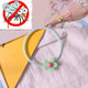 10 PCS  Flower Mosquito Repellent Bracelet Outdoor Travel Anti-mosquito Bracelet(Light Green)