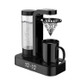 HOMEZEST Household Stainless Steel Mesh Coffee Machine Commercial Automatic Drip Coffee Maker, Style:EU Plug(Black)