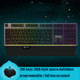 Rapoo V720 108 Keys Full Color Backlit Game Mechanical Keyboard with Hand Rest(Green Shaft)