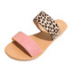 Ladies Flat Slippers Sandals, Size:42(Pink)