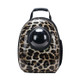 12-hole Breathable Transparent Go Out Portable Space Capsule Pet Carrier Backpack(Leopard Bag)