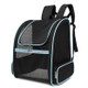 Full Net Breathable Pet Backpack For Easy Going Out Pet Backpack(Black)