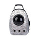 12-hole Breathable Transparent Go Out Portable Space Capsule Pet Carrier Backpack(Silver Bear Bag)