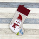 Christmas Socks Gift Bag Children Christmas Decoration Gift Socks Supplies Christmas Tree Pendant(Snowman)