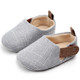 Infant Foot Care Soft Sole Non-slip Shoes 0-1 Year Old Baby Toddler Shoes, Size:Inner Length 12cm(Light Gray)