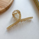 2 PCS All-Match Plate Hairpin Hair Accessories Random Color Delivery, Style:Hollow