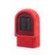 Dormitory Desktop Mini Heater, Plug Type:EU Plug(Red)