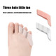 10 Pairs Three-hole Split Toe Protects Thumb External Separator Random Color Delivery