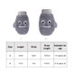 Children Gloves Plus Velvet Warm Gloves Cute Mitten Thicken Lanyard Gloves, Colour: Gray (Plus Velvet Thickening)(M (5-12 years old))