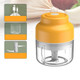 Wireless USB Charging Garlic Machine Baby Food Supplement Machine, Style:100ml Twisted Garlic( Yellow)