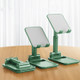 2 PCS Multifunctional Folding Desktop Stand for Electronic Devices under 12.9 inches(Dark Night Green)