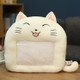 Hand Warmer Pillow Visual Play Mobile Phone Warmer Bag Winter Heater(Sweet Cat)