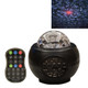 M2 8W Christmas Starry Sky Laser Projection Atmosphere Light Rotating Starry Dynamic Water Pattern Sleeping Light, Specification:USB(Black)