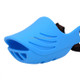 Dog Muzzle Cover Tedike Fund Fur Dog Muzzle Cover Anti-Bite Mouth Cover Silicone Supplies, Specification: S(Blue)