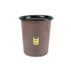 10 PCS Xinermei Kitchen Living Room Bathroom Household Plastic Trash Can, Size:S 26x24x18cm(Brown)