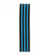 Three-color Stripe Yoga Belt Looped Latex Silk Non-slip Tension Band, Size:S(Blue)