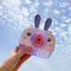 Children Electric Camera Bubble Blowing Machine(Pink Rabbit)
