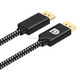 OD6.5mm DP Male to Male DisplayPort Cable, Length: 2m