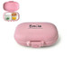 Portable Pill Boxs Mini Container Small Pill Box Splitters Container(Pink)