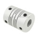 CNC Stepper Motor Flexible Coupling Coupler (6x8mm)(Silver)