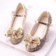 Fashion Sequins Lightweight Princess Shoes Student Dance Shoes (Color:Gold Size:30)