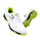 PGM Golf Breathable Rotating Buckle Sneakers Outdoor Sport Shoes for Men(Color:White Green Size:41)