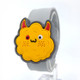 4 PCS Baby Child Anti-mosquito Outdoor Cartoon Mosquito Repellent Buckle Bracelet(Yellow Gray Monster)