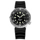 addies MY-H5 Waterproof Luminous Automatic Mechanical Watch Silicone Strap Watch for Men, Waterproof Depth: 300m(Black)