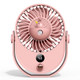 Desktop Spray Fan Cute Pet Add Water Silent Fan, Style:USB Without Battery(Pink Narwhal)