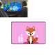 Car Cartoon Magnetic Sunshade Sunscreen Telescopic Collapsible Sunshield, Size:Rear Square(Fox)