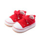Breathable Baby Toddler Shoes for Boys and Girls Soft Canvas Shoes, Size:14(Red)