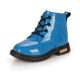 Kids Shoes PU Leather Lace Up High Children Sneakers Autumn Winter Children Shoes Cloth Shoes, Shoe Size:33(Blue)