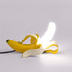 Banana Table Lamp Bedroom Decoration Lamp, Specification: UK Plug, Style:Sitting Posture(Spray Paint)