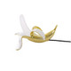 Banana Table Lamp Bedroom Decoration Lamp, Specification: UK Plug, Style:Prone Posture(Plating)
