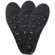 2 PCS 027 Magnetic Massage Insoles Sweat-absorbent Breathable Arch Support Full Shoe Pads, Size:S (35-41)(Black)