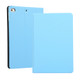 Universal Spring Texture TPU Protective Case for iPad Mini 4 / 5, with Holder(Sky Blue)