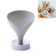 2 PCS Chopstick Holder Multifunctional Tableware Drain Funnel Kitchen Shelf(Gray)