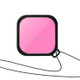 Waterproof Case + Touch Back Cover + Color Lens Filter for GoPro HERO10 Black / HERO9 Black (Pink)